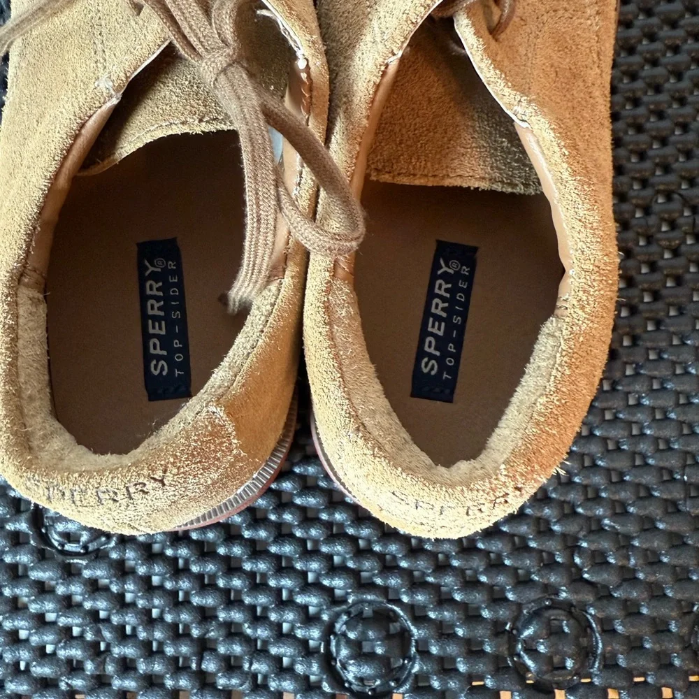 Sperry‎ Tevin Oxford Tan Suede boys Shoes